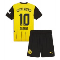 Borussia Dortmund Julian Brandt #10 Hemmatröja Barn 2024-25 Kortärmad (+ Korta byxor)